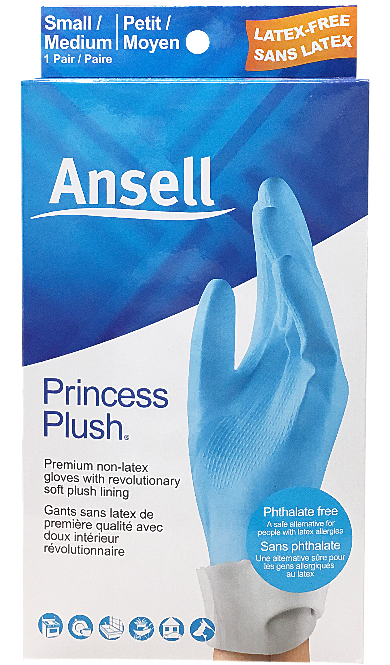 Princess Plus Hypoallergenic Vinyl Gloves (12 Units)