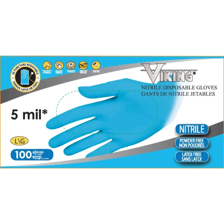 Viking® Nitrile Disposable Gloves - 100 Pack [10 Boxes]