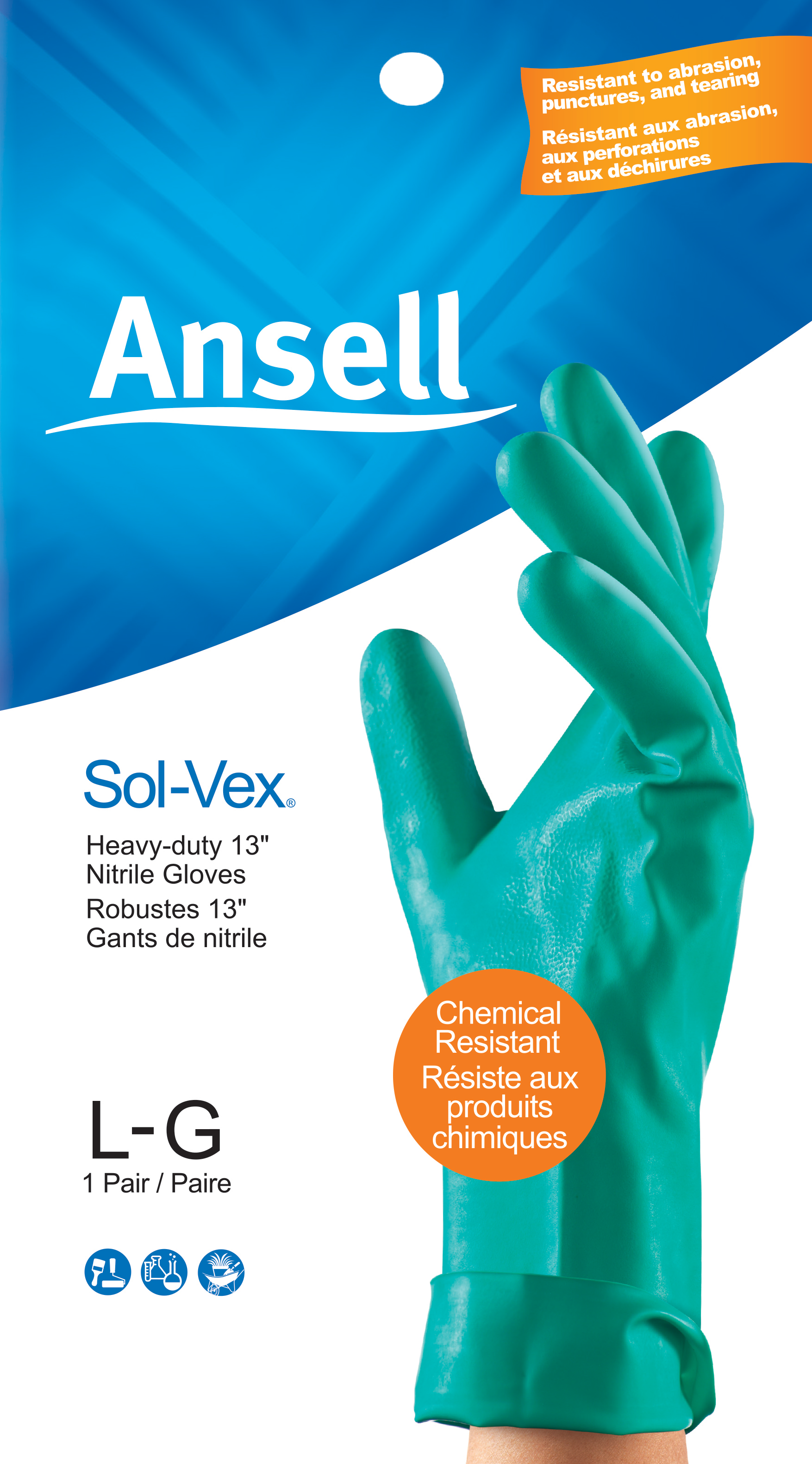 Sol-Vex Nitrile Gloves (12 Units)