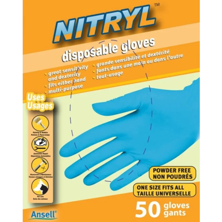 Ansell® Nitryl Disposable Gloves - 50 Pack [10 Boxes]