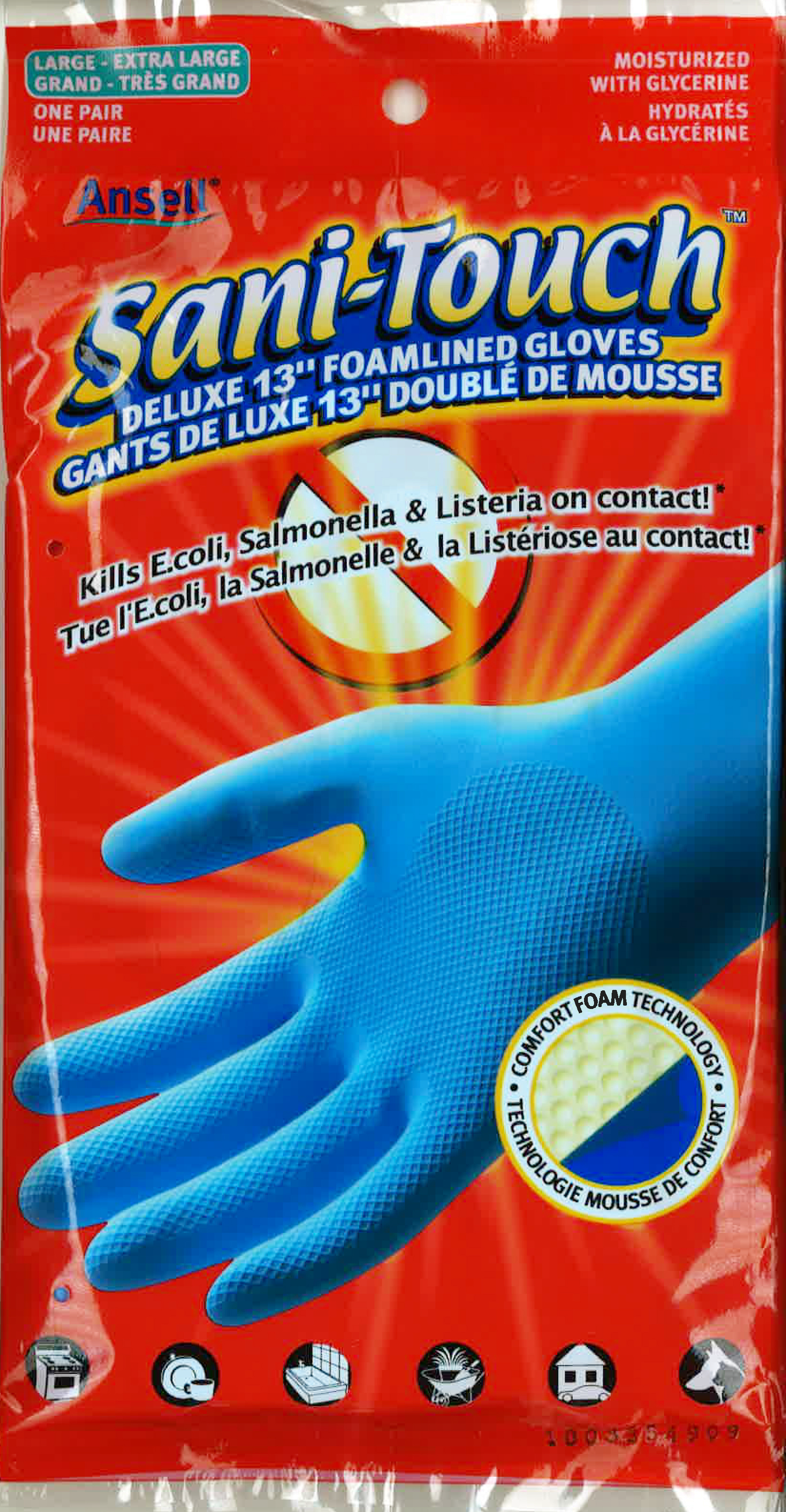 SaniTouch Deluxe 13" Foamlined Gloves (12 Units)